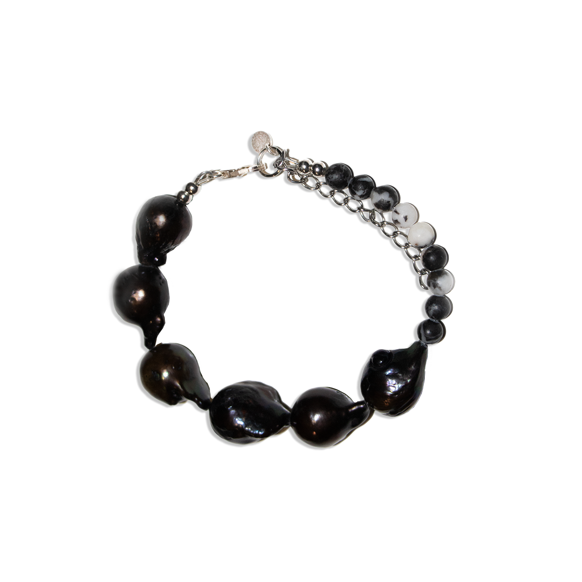 Baroque black pearl bracelet - Yang Bracelet